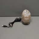 POHS 7 Inches,4-5 lbs, 100% Authentic Natural Himalayan Pink Salt Lamp, Hand Crafted Wooden Base, with on & Off Switch