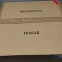 Farmhouse Chandeliers for Dining Room, 5-Light Rustic Drum Dining Room Chandelier Over Table, Wood Chandeliers Hanging Light Fixture for Bedrooms, Living Room, Entryway