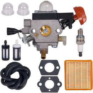 4180-120-0617 FS131 Carburetor for Stihl FS131 FS131R HT131 HT133 KM131 KM131R FS311 4180/17 Brushcutter Trimmer - with Air Filter Spark Plugs Kit