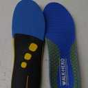 WalkHero Inserts Relieve Plantar Fasciitis - Flat Feet Insoles Arch Supports Insoles, Orthotic Insoles for Foot Arch Pain Absorbs Shock, Reduces Over-Pronation Mens 9-9.5 | Womens 11-11.5 (Amber Blue)
