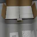 CML Screwless Wall Plates, 40 Pack Decorator Light Switch Covers, 1-Gang Decor Outlet Switch Plate, Standard Size 2.91x4.68, Impact Resistant, White