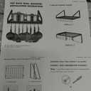 28 Inch Pot Rack Wall Mounted, 2 Tier Pots and Pans Organizer with 20 Hooks and 6 Pot Lid Holders, Heavy Duty Steel Pot and Pan Hanger for Kitchen Cookware Utensils Storage 34.7" Lx13 Wx26.4 H