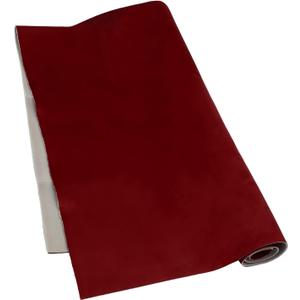 Suede Headliner Fabric 80" Length x 60" Width Foam Backed for Car Truck RV SUV Interior Trim Protect Aging Broken Faded DIY Repair Replacement Red Vehicle Components