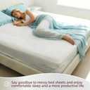 Ownkoti 4Pcs Bed Sheet Holders for Corner, Sheet Fasteners Bed Sheet Lock Non-Slip Adjustable Fit All Mattress, Gray