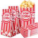 VOISEN Paper Popcorn Bags,800 Packs 1oz Popcorn Bag Individual Servings, Pop Corn Bag Bulk for Poporn Machine,Movie Nights Pop Corn Bags