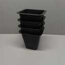 Simplify 6 Inch Bed Riser | Pack of 4 | Bed & Furniture Lifter Wheel Grooves | Under-Bed Storage | Bedroom & Dorm | Black