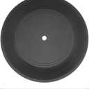 KOHAND 30 Pcs Blank Vinyl Records, 7 Inch Plain Decorations for Home, Studio Room, Wall Aesthetic, Graffiti - Black