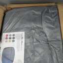 5FT Bean Bag Chair, Large Bean Bag Chairs with Memory Foam Filled, Fluffy Beanbag Sofa with Dutch Velvet Cover, Round BeanBag Chairs for Living Room, Playroom - Grey (5FT- 50"x50"x24")