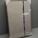 KUVIOKE Neutral Abstract Framed Wall Art Beige Mid Century Textured Wall Decor Minimalist Modern Illustrations Art Print Home Decor 16x24in (Natural Framed)