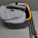 Mop and Bucket Set, Spin Mop with Separate Dirty Water System, Deep-Cleaning Mops for Floors, Versatile Mops for Walls
