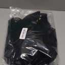 Allegra K Women's 1 Button Velvet Blazer Lapel Business Office Christmas Crop Suit Jacket (Medium)