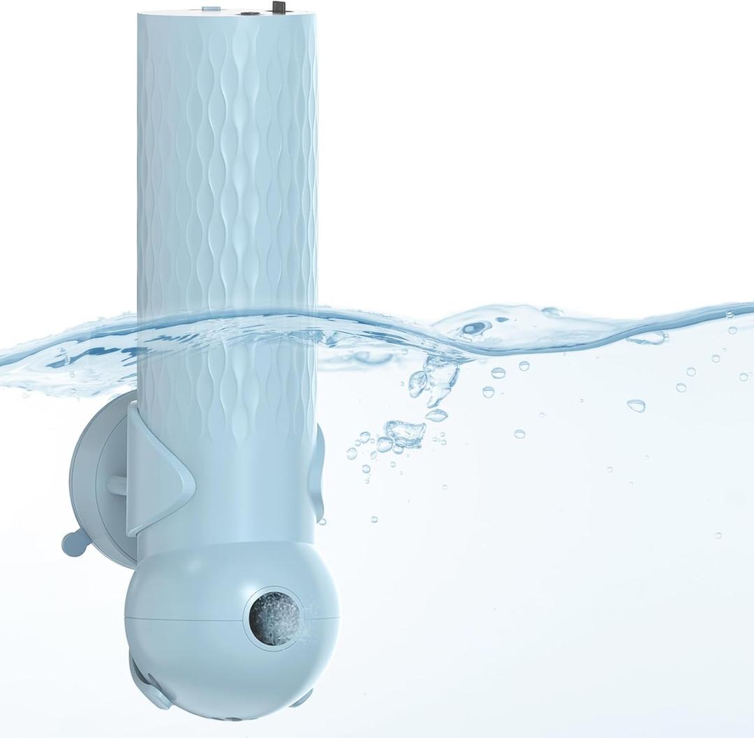 Upgraded Bath Jet SPA for Tub with Display Screen, Portable Handheld Bathtub Jet with Battery Level and Temperature Display, Bubble/Jet Two Mode, 8800mAh, IP67 Waterproof, 3 Adjustable Speeds