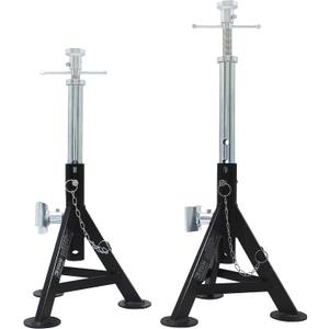 BESTOOL RV Supports Stabilizer Jacks, Travel Trailer Stabilizer Jacks Camper Jack Stands from 17.3" to 30", 3 Ton 6,000 lbs Capacity, 2PC (Updated Version)
