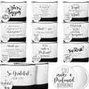 Cunno 36 Pcs Thank You Canvas Tote Bags for Women Christmas Appreciation Gift Bulk Employee Office Nurse Staff Team