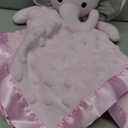 Pro Goleem Baby Girl Gifts Elephant Security Blanket with Stuffed Animal Snuggle Toy Lovey Soft Lovie Baby Registry Search for Infant and Toddler Pink 16 Inch