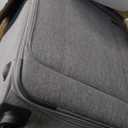 kensie Hudson Softside Spinner Luggage, Heather Gray, 3-Piece Set (16/20/28)