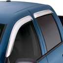 Auto Ventshade [AVS] Outside Mount Rain Guards for 2015 - 2020 Cadillac Escalade/Chevrolet Tahoe/GMC Yukon | Window Vent Visors, 4 pcs. - Chrome | 684531