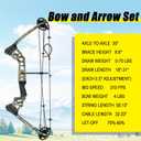 0-70LBS RTH Compound Bow Package No Bow Press 320FPS for Hunting