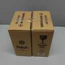 2 x Paksh Novelty Glass Spray Bottles Amber 2 Pack 16 Oz Refillable Container with Durable Leakproof Trigger Sprayer with Mist/Stream/Lock for Hair, Cleaning Products, Essential Oils, Aromatherapy, Water