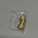 uxcell Compression Pipe Fitting, 3/4" Brass Compression Union Straight Connector Adapter Coupling for Gas Liquid Transport Connect Pipelines and Leakproof (0.75 Inch)