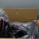 7-in-1 Tricycle for 18 Months to 5 Years, All-Terrain Rubber Tires, Dual Wheel Brakes, Rotatable Seat for Toddlers 1.5-3, Tricycle for 3-5 Years with DIY Stickers, Pink