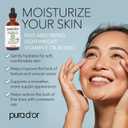 PURA D'OR 4 Oz Organic Vitamin E Oil 70,000 IU, USDA Certified Face, Body, Hair & Bath Oil with Argan, Jojoba, Rosehip, Apricot, Almond & Avocado, Lightweight Moisturizing Blend for Soft, Smooth Skin