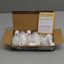 Neporal LITE PRO Battery Backup Light Bulbs, 2600mAh Rechargeable Light Bulbs, Perfect As Emergency Lights for Home Power Failure, Hurricane Preparedness Item, E26/E27 (Warm White 6pk-2600mah)