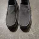 Bruno MArc Men's Slip-On Canvas Loafers, 12, Dark Grey