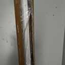 No Drill Cordless Vinyl Mini Blinds,White,25.5" W x 64" H