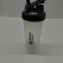 BlenderBottle Classic V2 Shaker Bottle Perfect for Protein Shakes and Pre Workout, 28-Ounce, Clear/Black