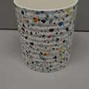 Kitchen Utensil Holder,7.2Extra Large Stable Terrazzo Marble Pattern Ceramic Utensil Crock, Utensil Organizer for Countertop, Kitchen Decor, Utensil Holder for Housewarming, Wedding Gift Blue