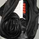 ROCGORLD R8 Tire Inflator Portable Air Compressor, DC 12V Air Compressor Portable with Large Dual Digital Screen, 3X Faster Inflation Air Pump for Car, Bike, Ball, Motor (Red)