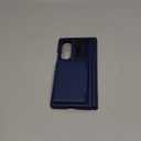 CENMASO for Samsung Galaxy Z Fold 7 Case with Card Holder [RFID Blocking] Camera Cover, Hinge Protection, Hidden Kickstand, Screen Protector, Slim Shockproof Phone Case for Galaxy Z Fold 7-Blue