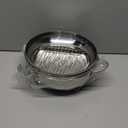 Kerilyn Deep Fryer Pot, 11 Inch/4.2 L Janpanese Style Tempura Frying Pot with Lid, 304 Stainless Steel with Temperature Control and Oil Drip Drainer Rack, for Kitchen French Fries, Chicken etc