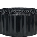 Metal Landscape Edging 4 in x 100 ft Corrugated Garden Edging Border Black Flexible Lawn Edging for Flower Beds Tree Rings Walkways and Landscaping