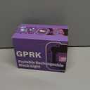 Rechargeable Black Light, Battery Powered Blacklight, Cordless 395nm Ultraviolet Flood Light for Neon Glow Party,Halloween,Body Painting,2 Packs