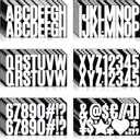 400 Pcs 24 Sheets Letter Stickers,Self Adhesive Waterproof 2.5 Inch Mailbox Numbers Vinyl Stickers,Alphabet Decals for Water Bottle,Window,Classroom,Car,Laptop,Scrapbook (White, 2.5 Inch)