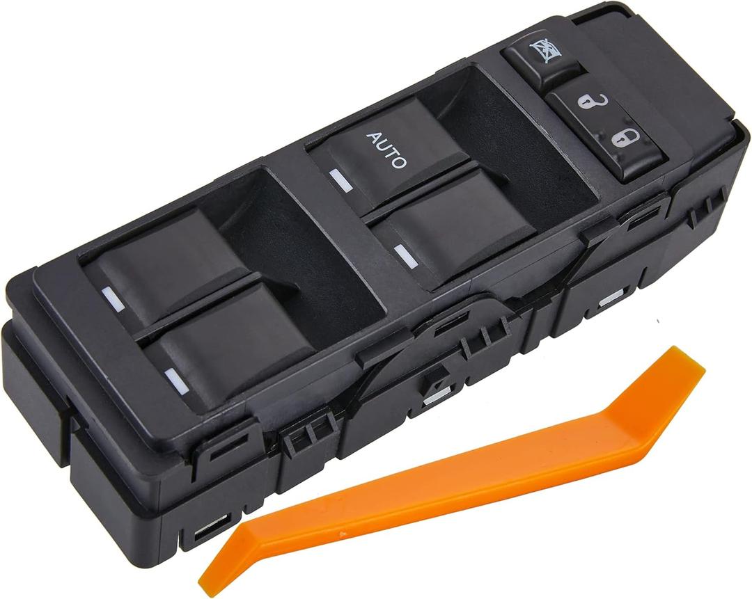 7+6 Metal Pins.Power Window Switch Fits for Chrysler 200 300 Sebring, Dodge Avenger, Caliber, Charger, Magnum, Compass Patriot, Driver Side Control Door vidrios Master Switch 04602780AA