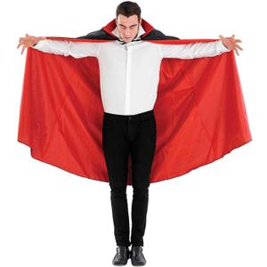 Fun Shack Adult Vampire Cape Women Red And Black Cape Adult Halloween Costumes For Women Mens Unisex Cloak Accessories (One Size)