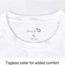 baleaf Boys Compression Shirt Long Sleeve Youth Undershirts Kids Football Baseball Baselayer Cold Gear Quick Dry (White, S)