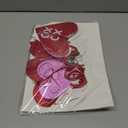 2 x Pre-Strung Happy Galentines Day with Pink Red Heart Garland for Ladies Girls Women Valentine's Day Party Celebration Home Indoor Decorations Photo Backdrop Decor Favor (Glittery Red Pink Purple Green)