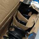 TRQ Front Left Strut and Spring Assembly Gas Charged Coil Spring Compatible with 2014-2019 Toyota Corolla