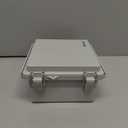 Joinfworld Outdoor Electrical Box Waterproof IP67 6X6 Plastic Project Box Enclosure Weatherproof for WiFi Electronics Solar Network Marine Outside with Stainless Steel Hinged (5.9"x5.9"x3.5")