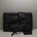 LILYPELLE Double Heated Stadium Seat Bleacher Seat with Back & Arm Support, Portable 6 Reclinng Positions Stadium Seating for Bleachers, Bleacher Seats for Sports Events, Outing, Travelling, Hiking (Deep Black)