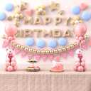 4 Pack Clear Acrylic Table Balloon Stand Kit, 23.6 Inch Tabletop Balloons Centerpiece Stand with Base, Balloon Stick Holder for Wedding, Baby Shower, Birthday Party Decoration