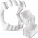 Vampire Teeth Kid Size, White Fake Vampire Teeth for Kids, Vampire Fangs for Kids Costume, Dress-Up, Pretend Play, 12 Pack Halloween Teeth for Halloween Party Favors