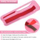 Engine Hood Hinge Cover Trim Exterior Accessories Decoration for 2018-2025 Jeep Wrangler JL JLU Sports Sahara Freedom Rubicon Unlimited Gladiator JT 2-Door & 4-Door (Pink 2PCS)