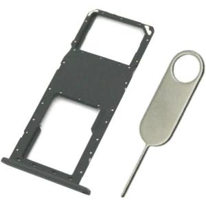 Sim Card Tray SD Card Holder Replacement for Samsung Galaxy A11 A115U A115A S115DL - Black