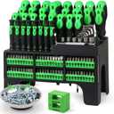 SWANLAKE 118PCS Magnetic Screwdrivers Set With Plastic Ranking,Tools For Men (118PCS)