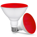 Flaspar Par38 Red Flood Light Bulb  Party Decoration, Porch, Home Lighting, Holiday Lighting, Light Bulb Outdoor Indoor, 2 Pack